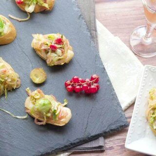 Brussels Sprouts Crostini