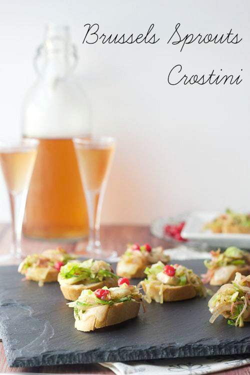 Brussels Sprouts Crostini is a different way to serve up a vegetarian appetizer for entertaining.