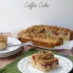 Cranberry Pecan Streusel Coffee Cake