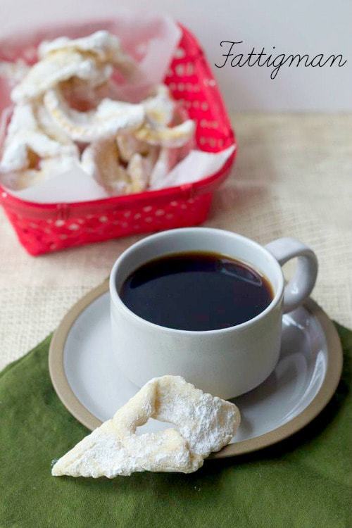 Fattigman, "poor man's cookies", are a traditional Scandinavian holiday cookie.