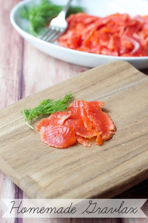 Homemade Gravlax is the perfect topping for your weekend bagels, salads, and sandwiches.