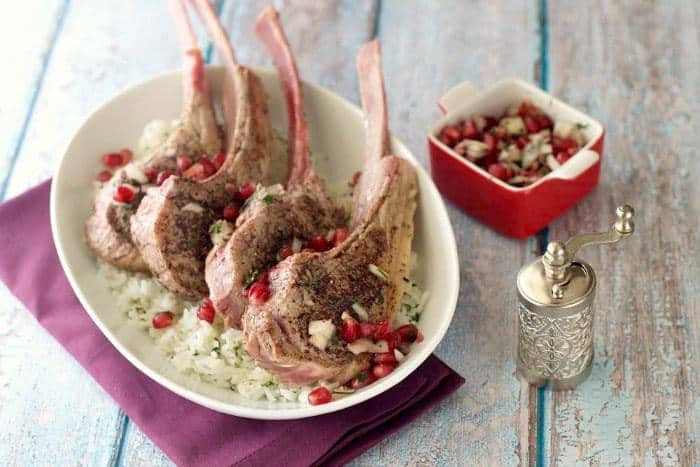 Lamb Chops - Savory sumac-rubbed lamb chops are a stellar main dish for a dinner with Mediterranean flair.