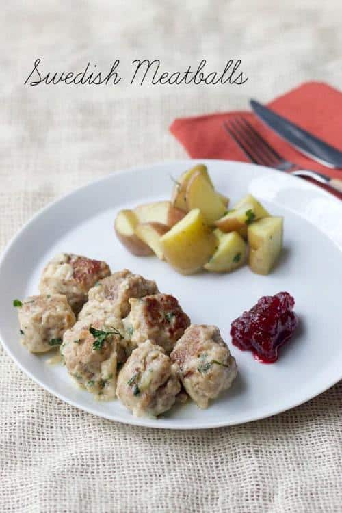 Swedish Meatballs are a classic dish that comes together easily for a weeknight dinner.