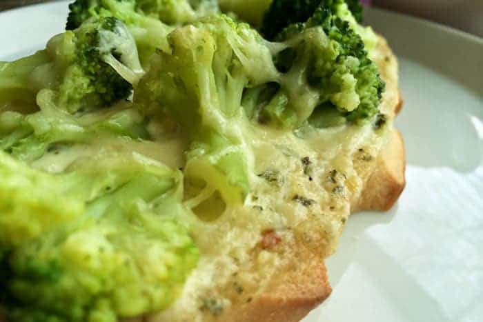Broccoli Cheese Toasties are a lovely side dish or quick lunch.