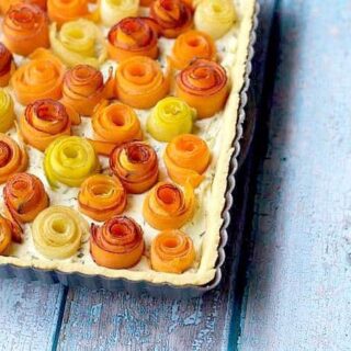Carrot Rose Tart