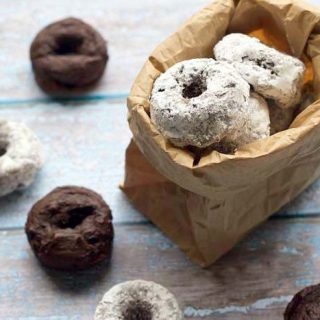 Chocolate Avocado Mini Donuts