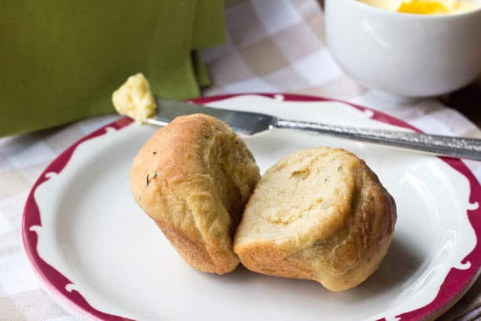 Buttermilk Herb Rolls are perfect for dunking in soups and stews.