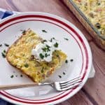 Tortilla Breakfast Casserole