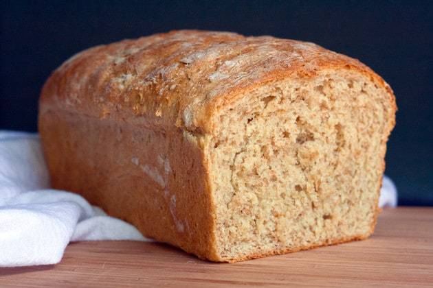 Honey Oatmeal Bread is full of whole grains and a touch of sweetness.