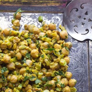Lemony Mustard Chickpea Salad