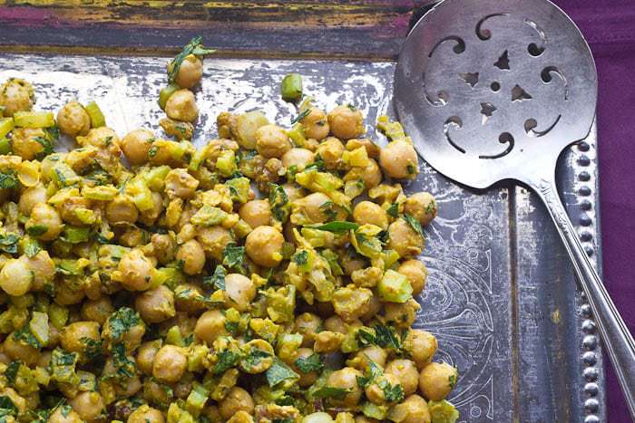 Lemony Mustard Chickpea Salad