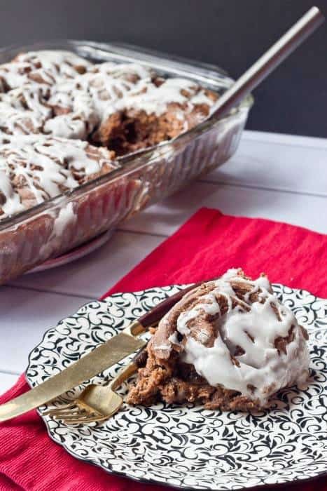 Chocolate Cinnamon Rolls are an indulgent breakfast, but easier to make than you might think!