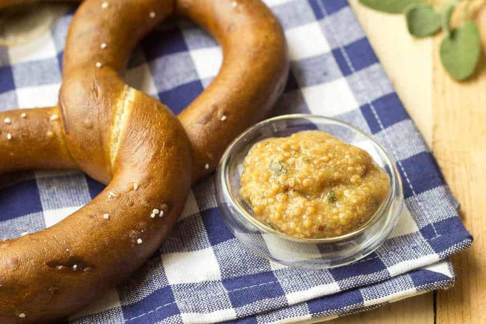 Lemon Sage Mustard - Lemon Sage Mustard - Citrus and herbs flavor this easy canning project.