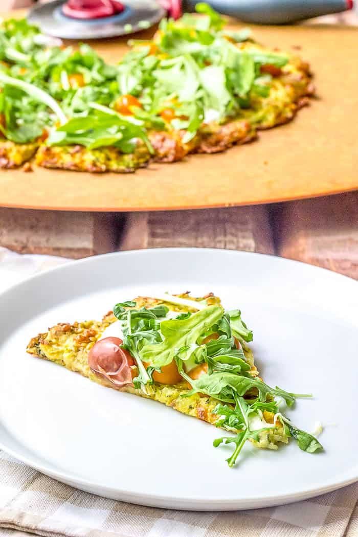 Looking for a low-carb pizza option? This Zucchini Crust Pizza is it!