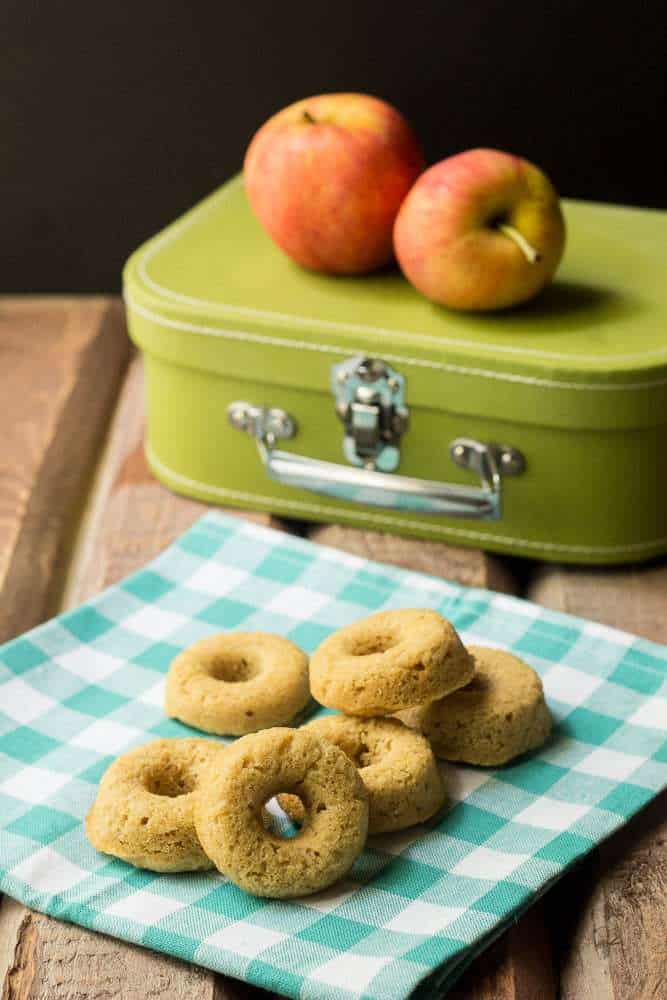 Maple Apple Bites - These tender maple apple bites, made with whole wheat flour, are great for an afternoon snack.