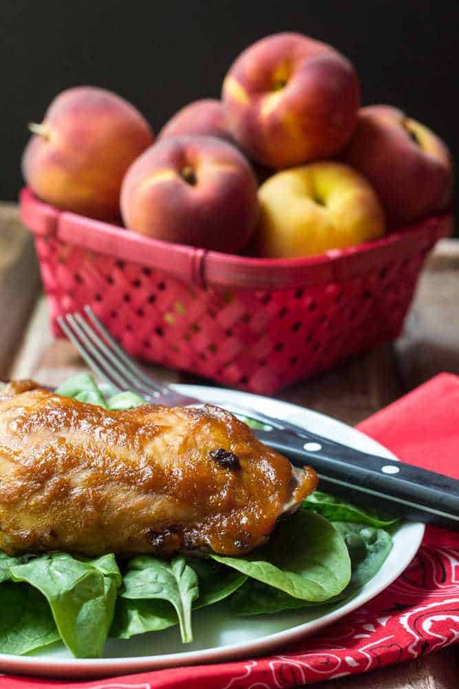 Peach Barbecue Sauce is great on grilled meats.