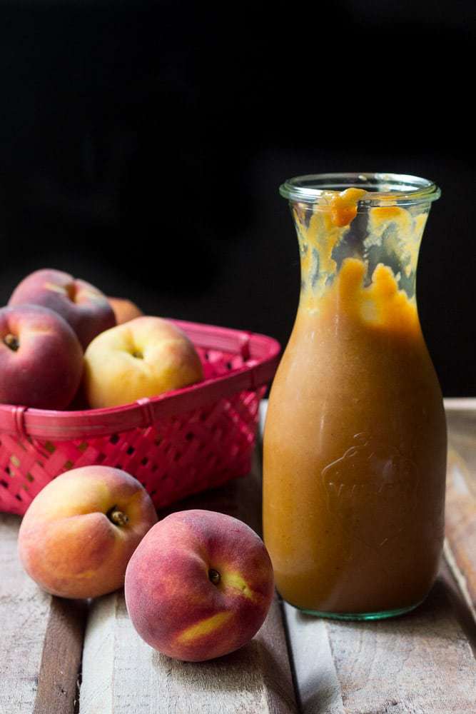 Peach barbecue sauce is a great way to preserve the last of the season's fruit for a flavorful sauce.