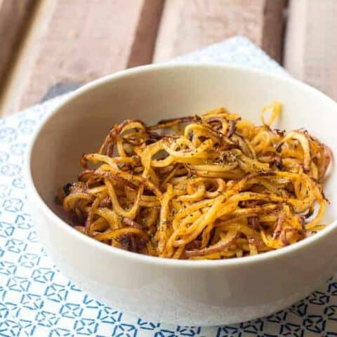 Spicy Spiralized Potatoes