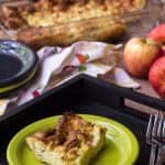 Apple Cheddar Bread Pudding