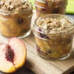 Gluten Free Mini Peach Crisps