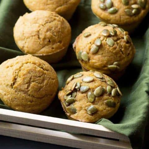 Pumpkin Muffins with Pepitas
