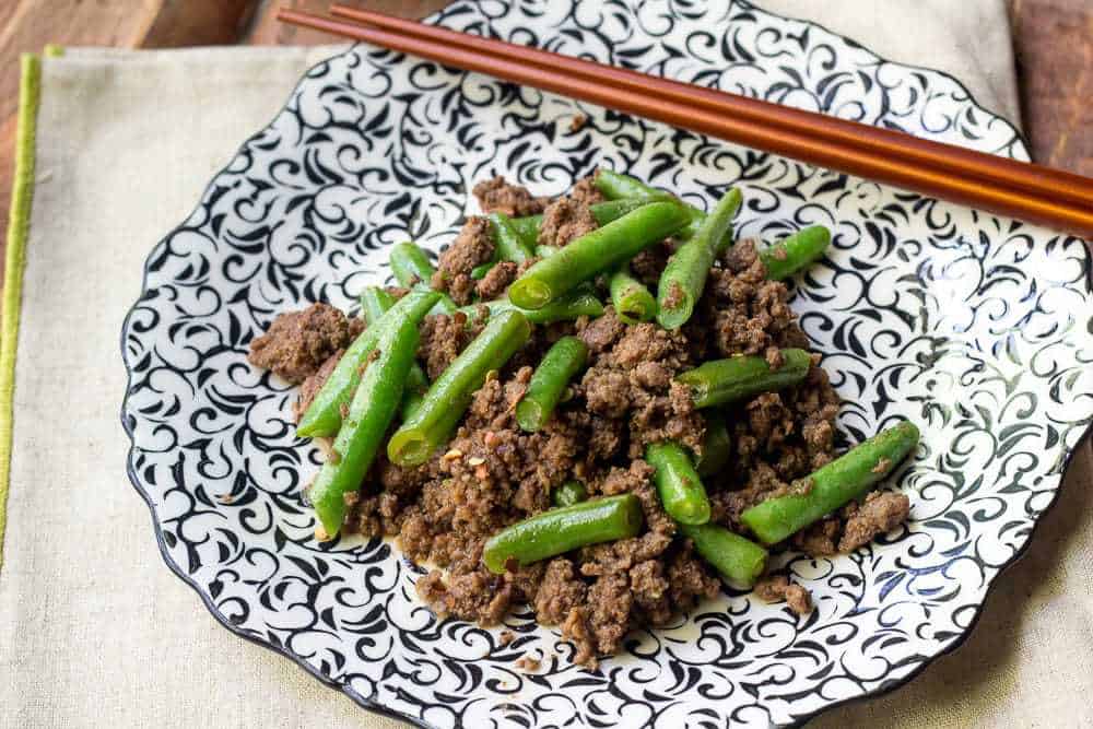 Beef and Green Bean Stir Fry is a quick and easy dinner.