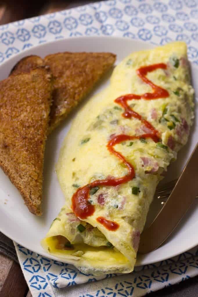 The Denver omelet is a protein-packed classic! You can easily make this diner dish at home. 