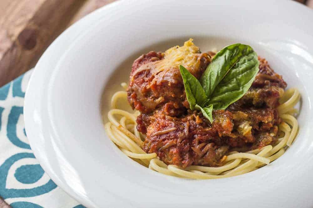 Slow Cooker Eggplant Parmesan