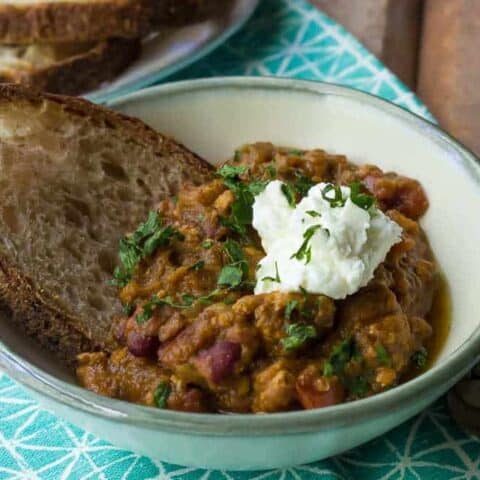 Pumpkin Turkey Chili