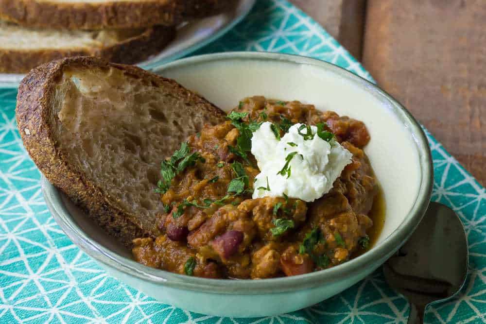 Pumpkin Turkey Chili