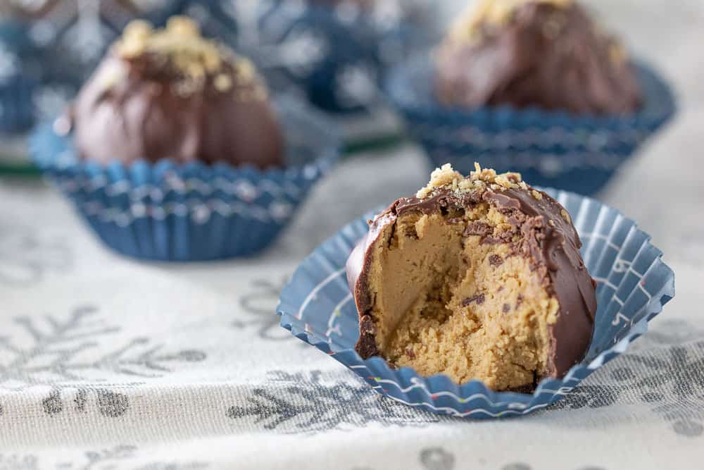 Cookie butter truffle inside