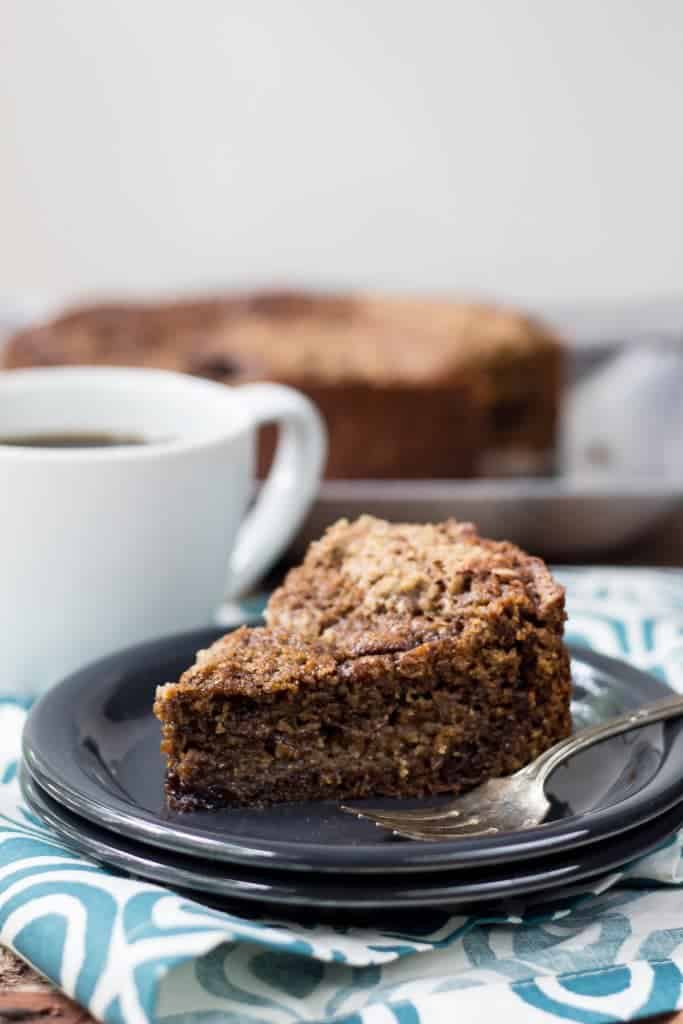 Espresso streusel coffee cake is full of coffee and spices. You’ll love it for brunch this weekend!