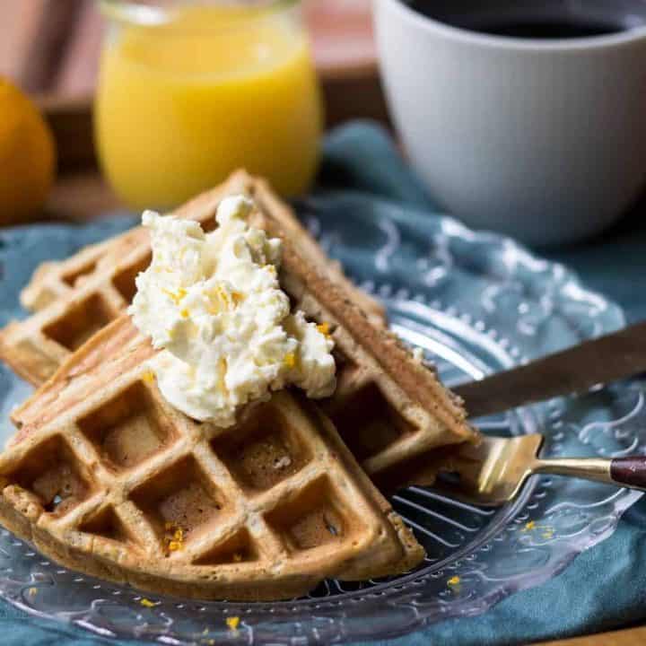 Orange Spice Waffles