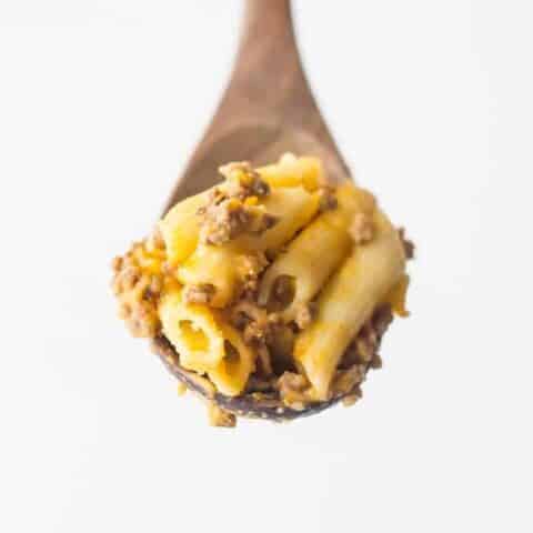 Lightened-Up Cheeseburger Mac & Cheese Casserole