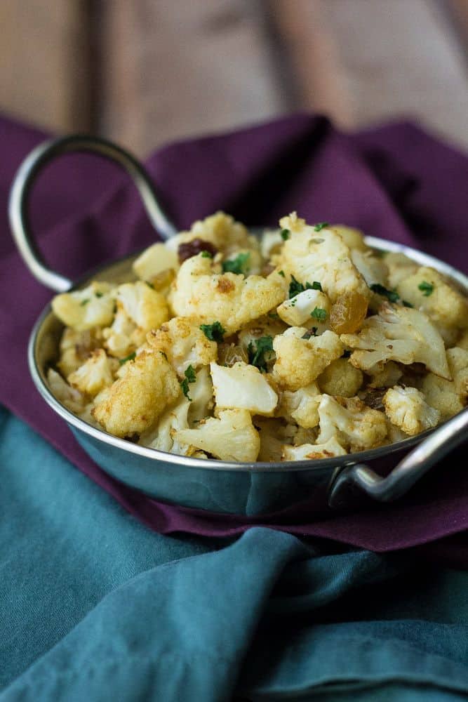 Peanut butter cauliflower is a great unexpected side dish. 