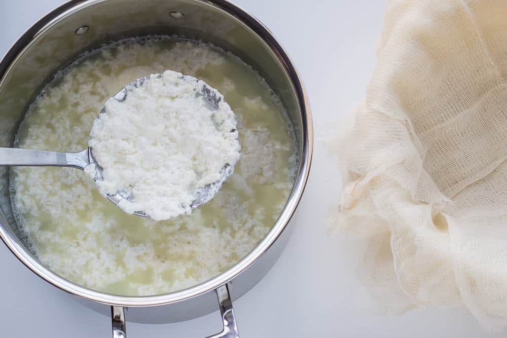 DIY Ricotta is simple to make and lovely to eat.