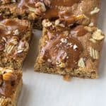 Salted Caramel Pecan Blondies