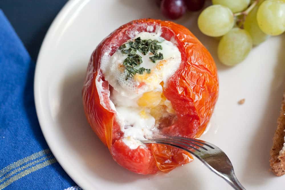 Baked Eggs in Tomatoes Picture