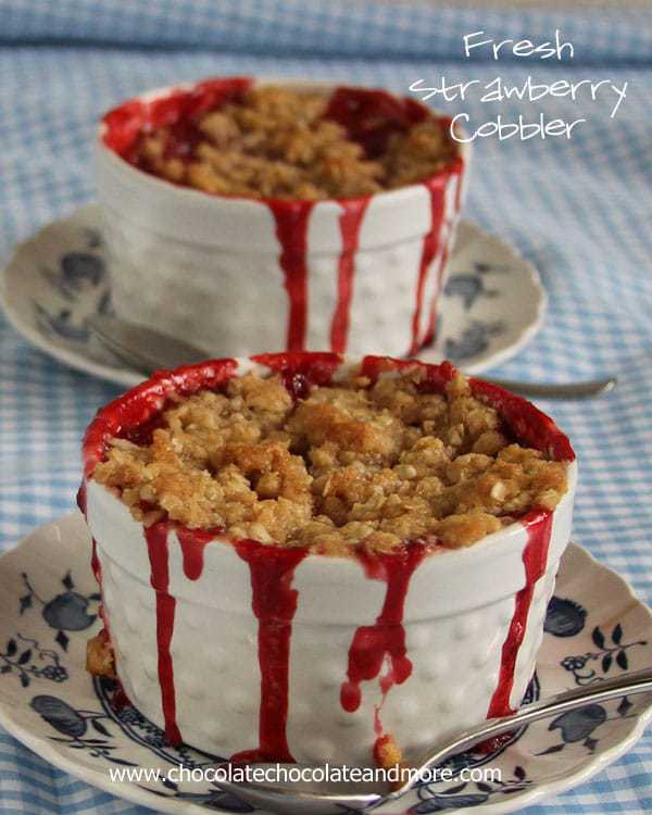 Fresh Strawberry Cobbler