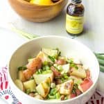Lemony Grilled Potato Salad