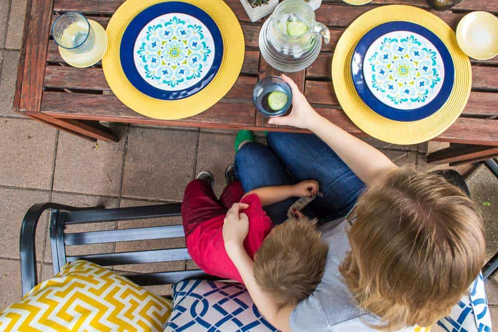 Spring Patio Decor - Family Dining