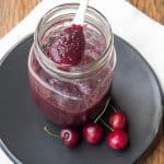 Cherry BBQ Sauce is a summertime condiment you'll love. Add it to burgers, ribs, and more!