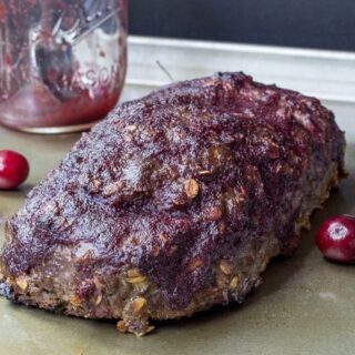 Cherry glazed meatloaf makes the standard meatloaf a bit more exciting.