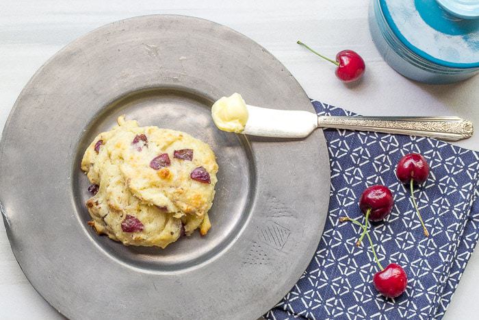 Cherry Walnut Scones make summer breakfast special. You'll love them!