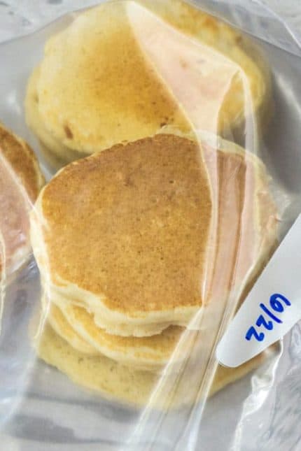 Learn how to freeze pancakes and win breakfast time! They're great for busy mornings.