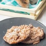 Cinnamon raisin English muffins are lightly sweet and full of plump raisins. Make a batch for breakfast all week!