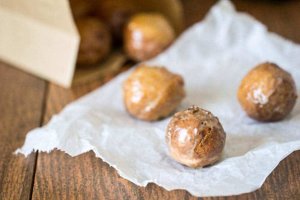 Pecan coffee donut holes are so much easier to make than you think! You'll love them.