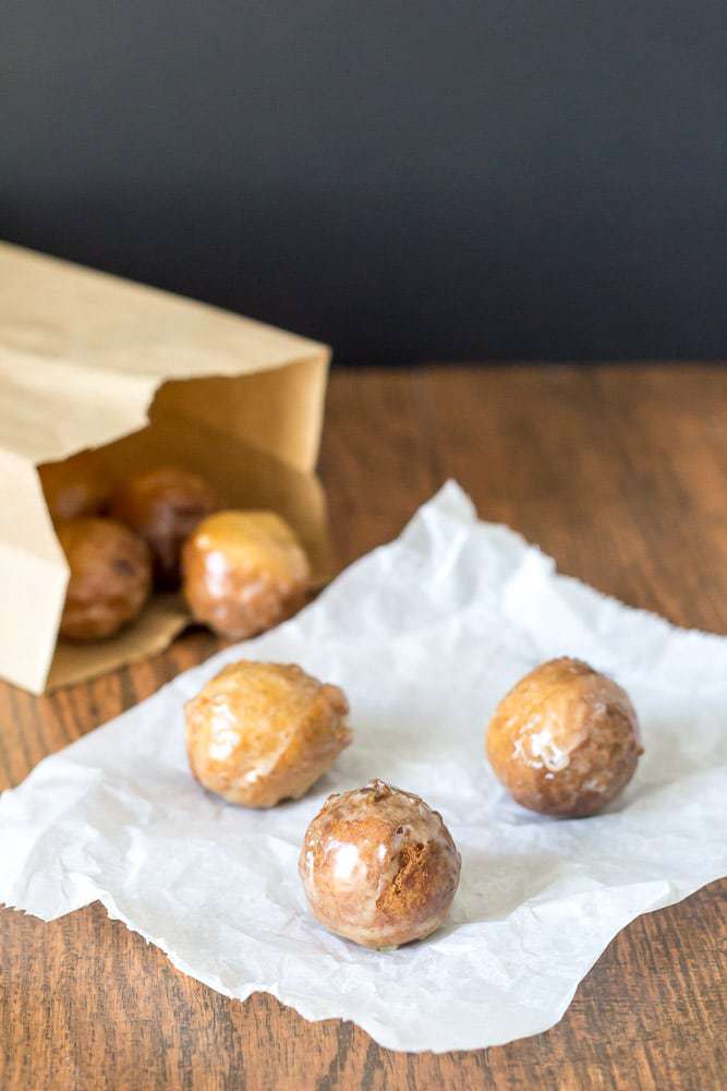 Inspired by a favorite cold-brew coffee, this pecan coffee donut recipe is light, fluffy, and your new favorite breakfast.