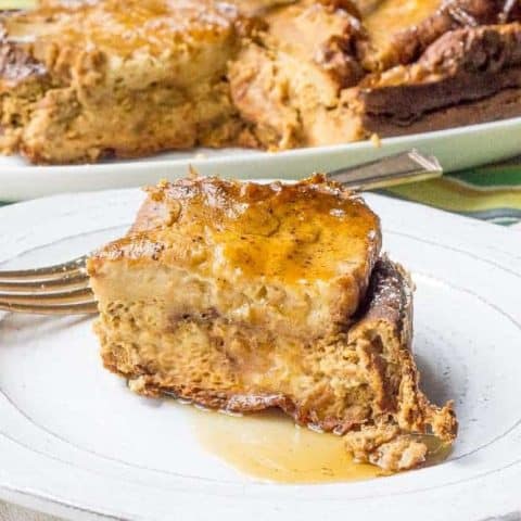 Slow cooker pumpkin French toast is a cozy breakfast that's ready when you wake up in the morning.