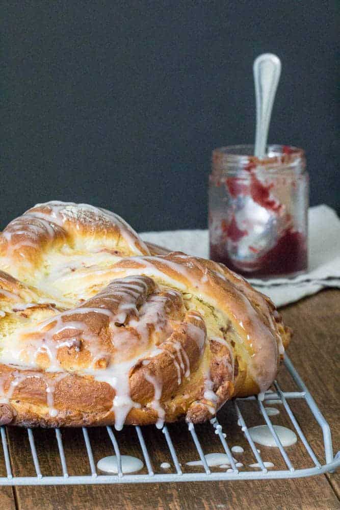 Cranberry breakfast bread is a wonderful way to use up the last of your Thanksgiving sauce.